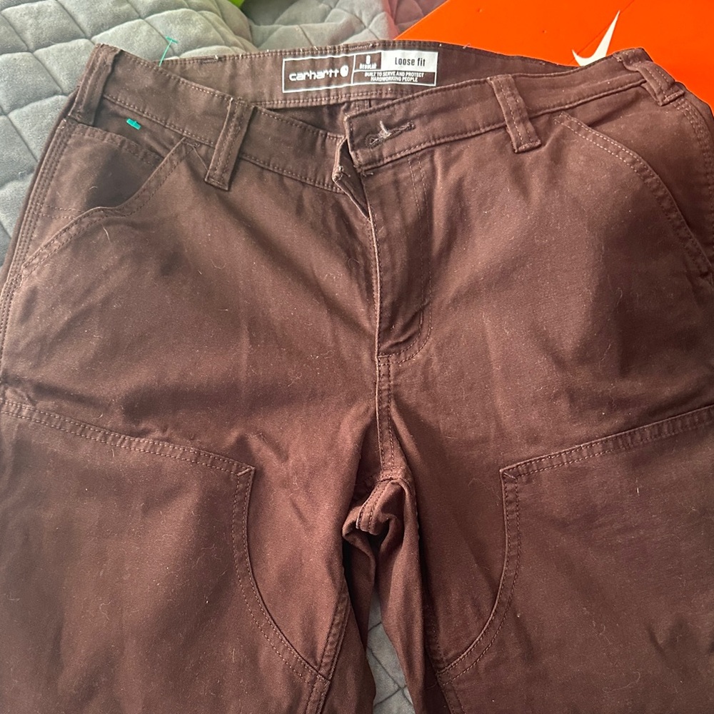 Carhartt Men's Dark Brown Cargo Pants